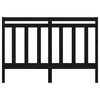 vidaXL Bed Headboard Black 166x4x100 cm Solid Wood Pine