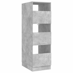 vidaXL Laundry Cabinet Concrete 50 x 68 x 162 cm Engineered wood