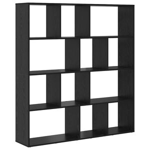 vidaXL Book Cabinet 12-Tier 132 x 29 x 141.5 cm Engineered Wood