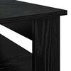 vidaXL Coffee Table Black Oak 64 x 54 x 44 cm Engineered Wood