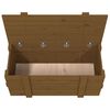 vidaXL Storage Box Honey Brown 91x40.5x42 cm Solid Wood Pine
