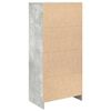 vidaXL Cabinet with Drawer Concrete Grey 55.5x34x119.5 cm Engineered Wood