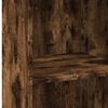 vidaXL Highboard Smoked Oak 50x41x124 cm Engineered Wood