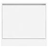 vidaXL Shoe Cabinet White 60x21x57 cm Engineered Wood