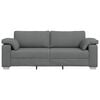 vidaXL Sofa Dark Grey 219 x 77 x 82 cm Fabric