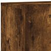 vidaXL 5 Piece TV Wall Units Smoked Oak Engineered Wood