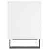 vidaXL Bedside Cabinet White 40x35x50 cm Engineered Wood