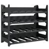 vidaXL Wine Rack for 24 Bottles PP Stackable