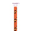 vidaXL Boat Rope Orange 14 mm 250 m Polypropylene