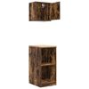 vidaXL Garage Cabinets 2 pcs Smoked Oak Engineered Wood