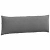 vidaXL Sofa Pillows 2 pcs Dark Grey 120 x 40 cm Fabric