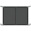 vidaXL Elevated Dog Bed Black 130x80x20 cm Textilene and Steel