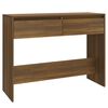 vidaXL Console Table Brown Oak 100x35x76.5 cm Engineered Wood