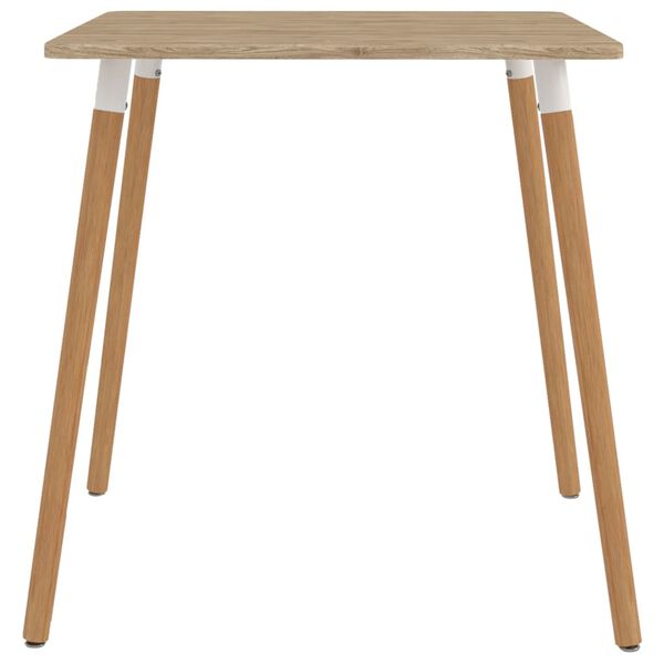 vidaXL Dining Table 80x80x75 cm Metal