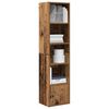 vidaXL Bookcase Old Wood 31x24x127 cm Engineered Wood