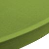 vidaXL Stretch Table Cover 2 pcs 70 cm Green