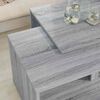 vidaXL Coffee Table Set 2 pcs Grey Sonoma Engineered Wood