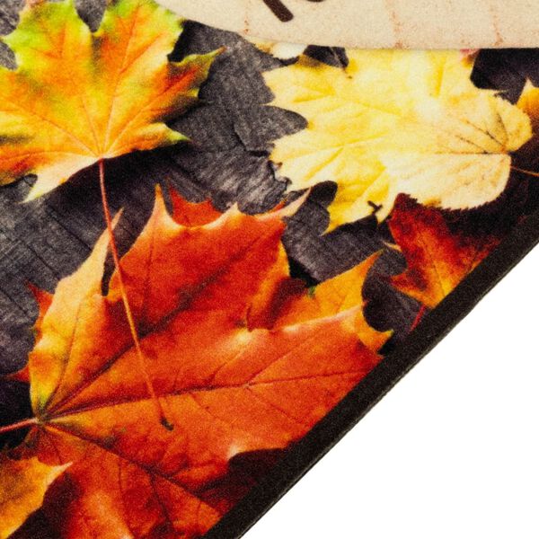 vidaXL Kitchen Rug Washable Autumn 45x150 cm Velvet