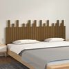 vidaXL Wall Headboard Honey Brown 204x3x80 cm Solid Wood Pine