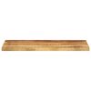 vidaXL Table Top 70x30x2.5 cm Rectangular Solid Wood Rough Mango