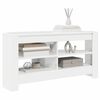 vidaXL Corner TV Cabinet High gloss White 102 x 40.5 x 45 cm