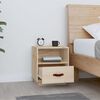 vidaXL Bedside Cabinet 40x34x45 cm Solid Wood Pine