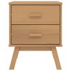 vidaXL Bedside Cabinet OLDEN Brown Solid Wood Pine