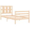 vidaXL Bed Frame without Mattress Single Solid Wood