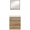 vidaXL Bathroom Furniture Set 2 pcs Artisan Oak Engineered Wood