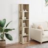 vidaXL Corner Cabinet Sonoma Oak 33x33x164.5 cm Engineered Wood