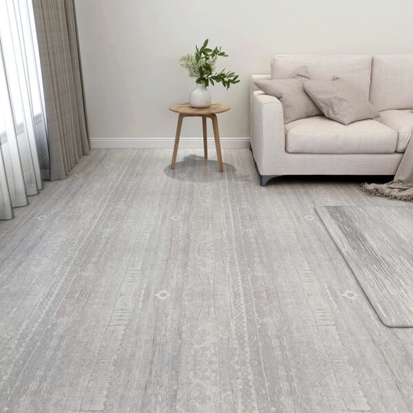 vidaXL Self-adhesive Flooring Planks 20 pcs PVC 1.86 m² Grey