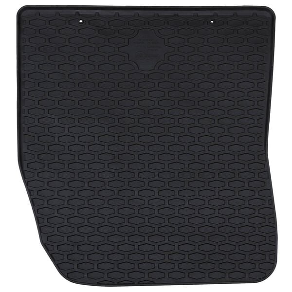 vidaXL Car Mat 4 pcs Black Rubber