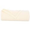 vidaXL Throw Blanket Cream 240 x 220 cm Fleece