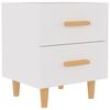 vidaXL Bed Cabinet White 40x35x47,5 cm