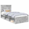 vidaXL Bed Frame with Headboard Concerte 90 x 200 cm Solid Pine Wood