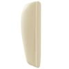 vidaXL Headboard Ear Cream 40 x 23 x 6 cm PVC