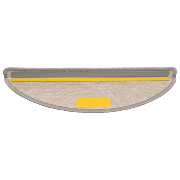 vidaXL Stair Mats Self-adhesive Sisal-Look 30 pcs 56x17x3 cm Platina