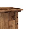vidaXL Plant Stand Old Wood 33x33x60 cm Engineered Wood