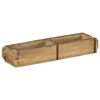 vidaXL Tray with Storage 4 pcs Brown 57 x 15 x 9 cm Solid Reclaim Wood