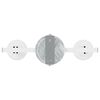 vidaXL Ceiling Spotlight White 25.5 x 8 x 15.5 cm Steel