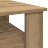 vidaXL Coffee Table Artisan Oak 60x60x42 cm Engineered Wood