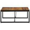 vidaXL Coffee Table Multicolour 80x80x35 cm Solid Wood Reclaimed