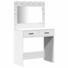 vidaXL Dressing Table White 78.5 x 41 x 135 cm Engineered wood