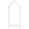 vidaXL Firewood Rack White 40x25x90 cm Cold-rolled steel
