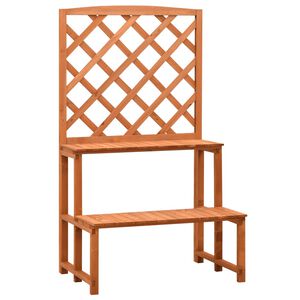 vidaXL Planter | Orange | Solid firwood with a water-based finish