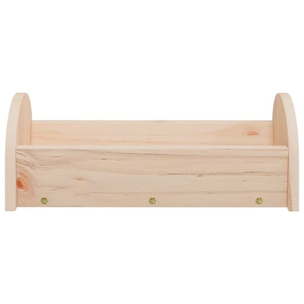 vidaXL Rabbit Hay Feeder 28x10x10 cm Solid Wood Fir