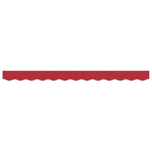 vidaXL Awning Valance Red 280 x 20 cm Canvas