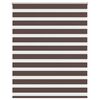 vidaXL Zebra blind 140.9x175 cm Fabric Width 136.7 cm coffee