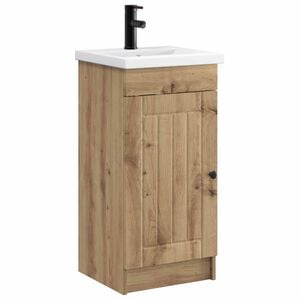 vidaXL Bathroom Vanity with Sink Artisan Oak 42 x 40 x 84.5 cm
