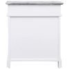 vidaXL Shoe Cabinet Grey 50x28x58 cm Paulownia Wood